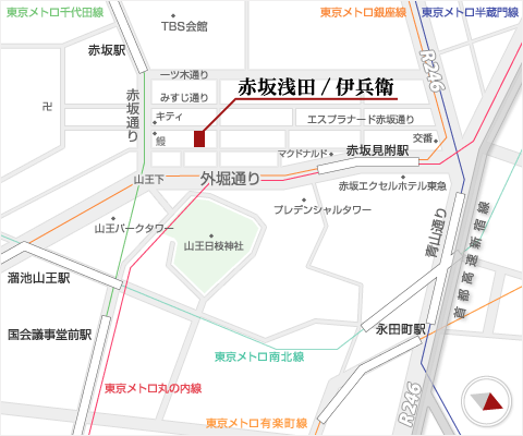 赤阪交通圖