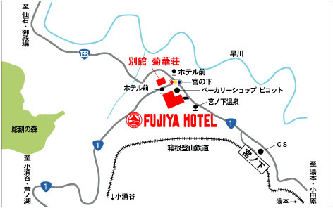 箱根溫泉地圖