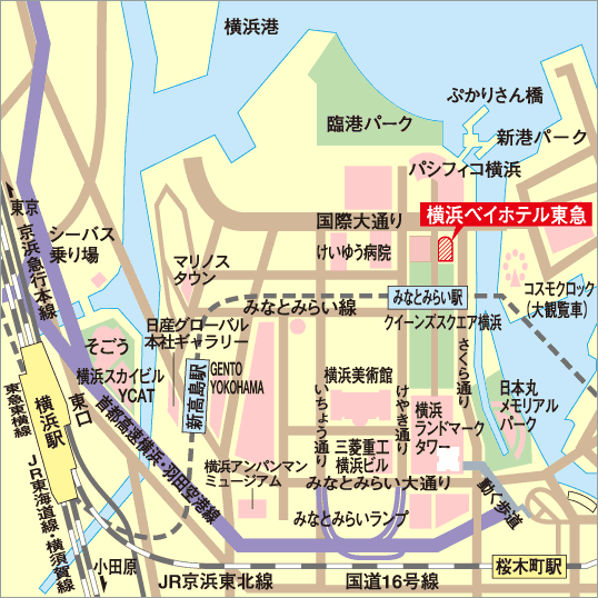 橫濱地圖