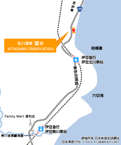北川溫泉 地圖