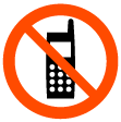 禁止使用手機