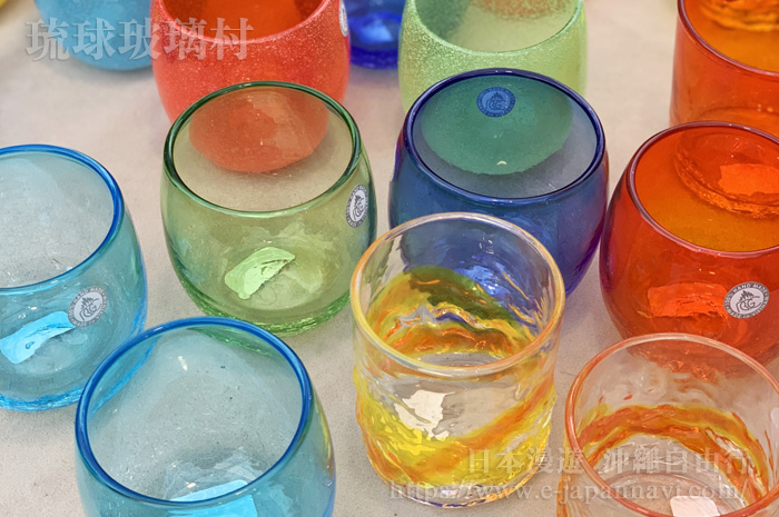 各種沖繩琉球玻璃杯