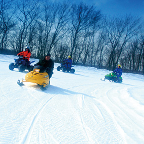 千歲北方雪上樂園迷你四輪車