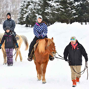 千歲北方雪上樂園騎馬