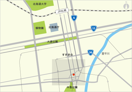 札幌薄野地圖