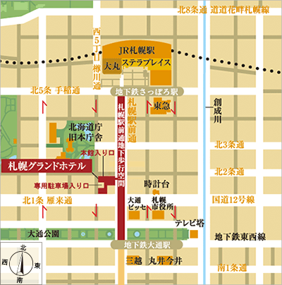 札幌 薄野 地圖