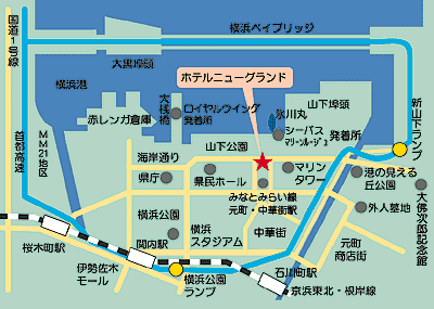 橫濱山下公園 地圖