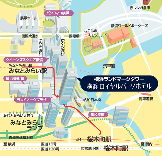 橫濱港未來地圖