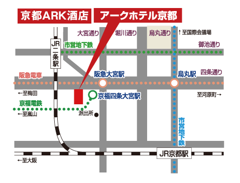 京都ARK酒店地圖