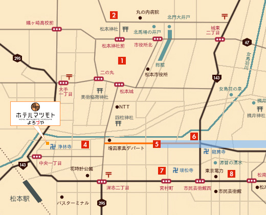 長野松本地圖