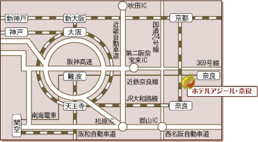 奈良車站地圖