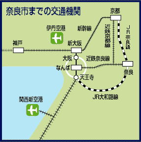 奈良交通圖