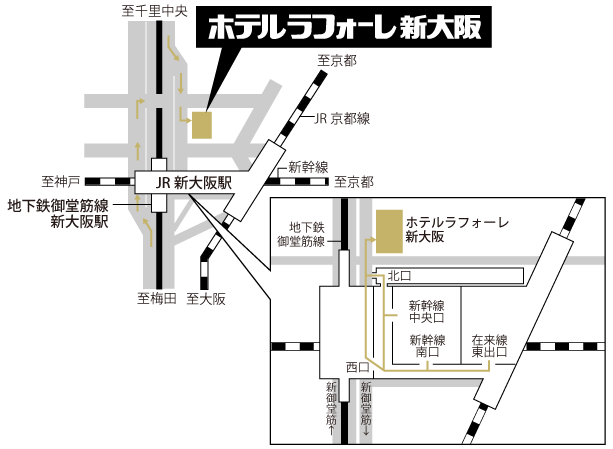 新大阪地圖