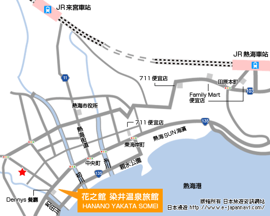 熱海溫泉 地圖