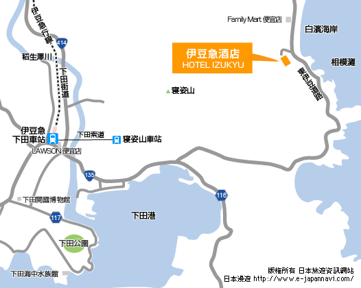 下田溫泉 地圖