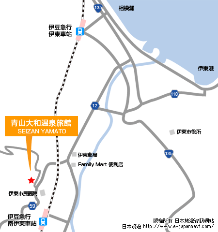 伊東溫泉 地圖