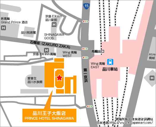 東京品川地圖