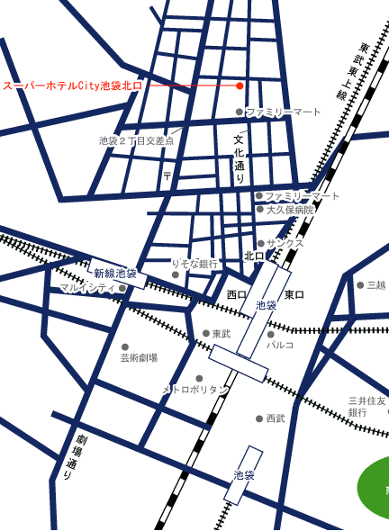 東京 池袋 地圖