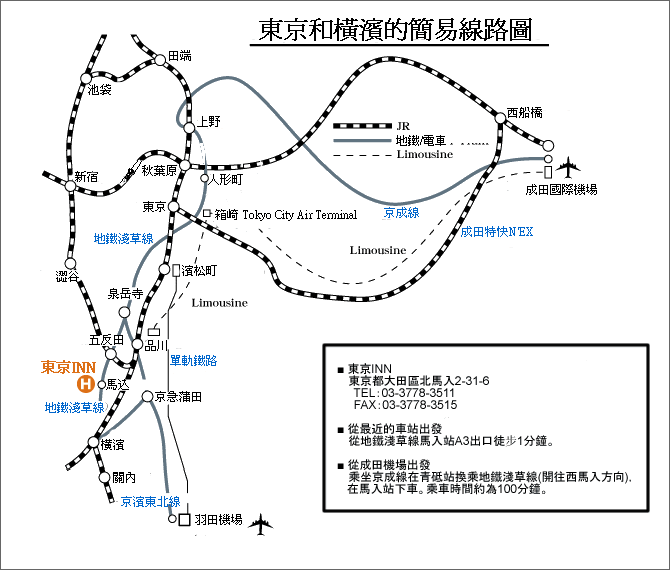 東京交通圖