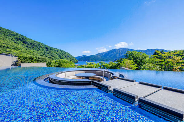 箱根・蘆之湖溫泉酒店 花織 水盤陽台