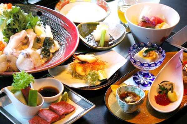 雪月花溫泉酒店 晩餐「日式和食會席」例