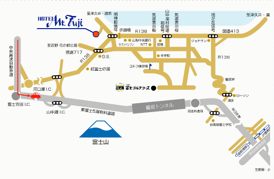富士山酒店 地圖