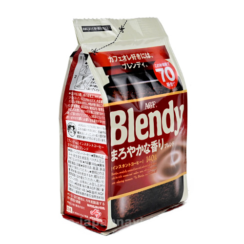 AGF Blendy柔和香醇即溶咖啡補充包140g
