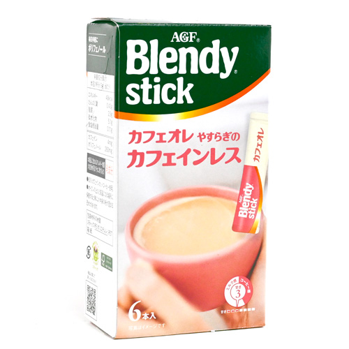 AGF Blendy低咖啡因咖啡歐蕾6支