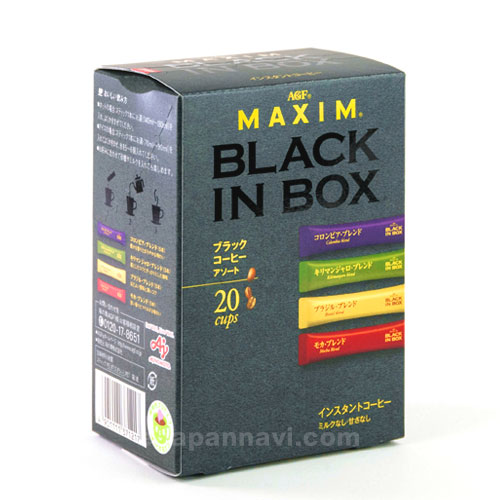 MAXIM黑咖啡四種口味