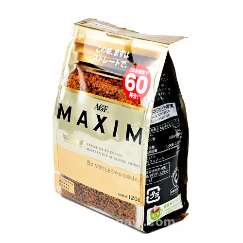 AGF MAXIM 箴言咖啡補充包120g