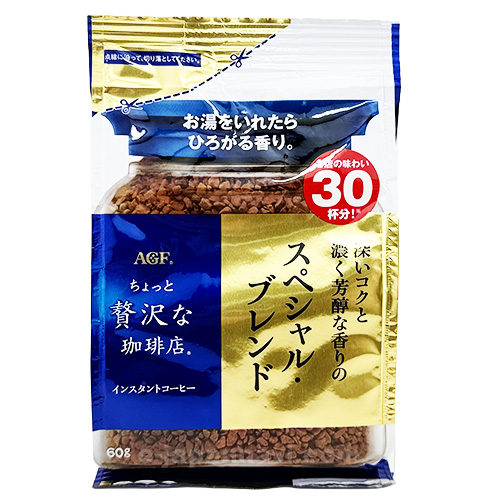 AGF奢華咖啡店濃郁芳醇特調咖啡補充包60g