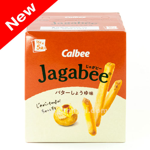 calbee卡樂比jagabee薯條醬油