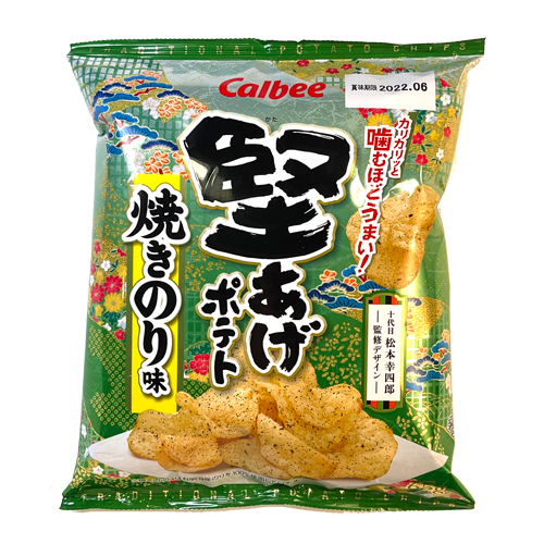 calbee硬脆紫菜薯片