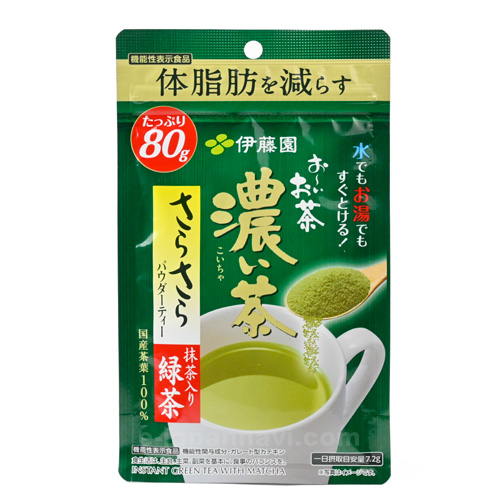 伊藤園濃茶抹茶入綠茶80g