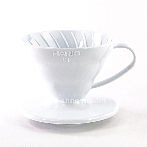 日本HARIO樹脂圓錐濾杯白色