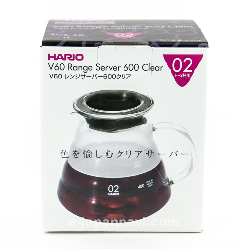 HARIO V60耐熱玻璃咖啡壺600XGS-60TB02