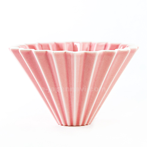 日本ORIGAMI美濃燒陶磁濾杯s粉色