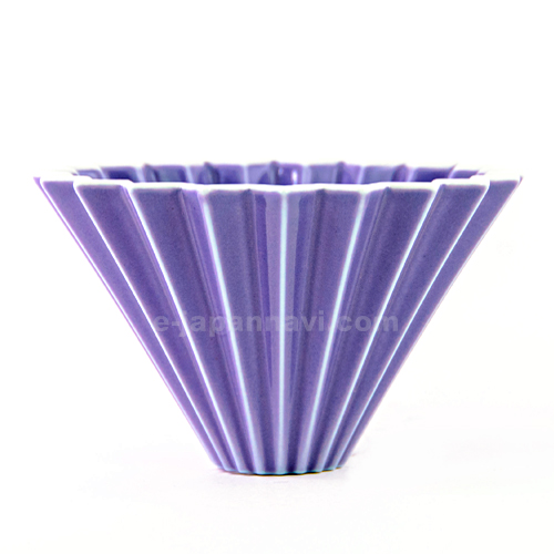 美濃燒ORIGAMI陶磁濾杯S紫色