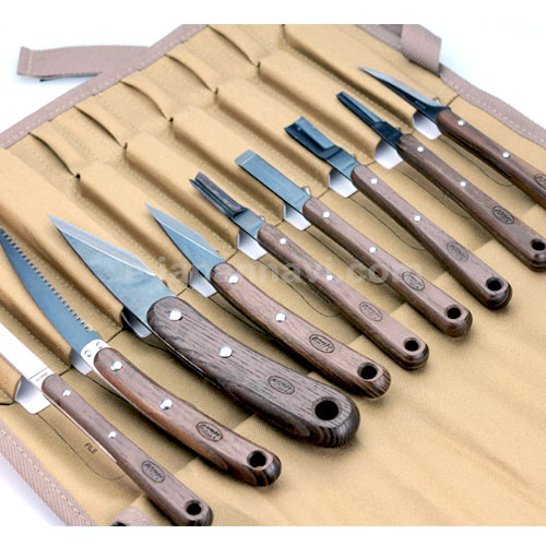 HIRO木工彫刻小刀9支套