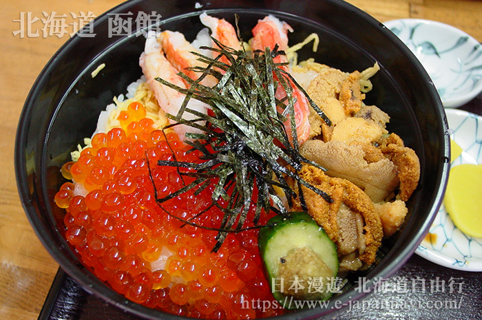 函館朝市（早市）的海鮮蓋飯