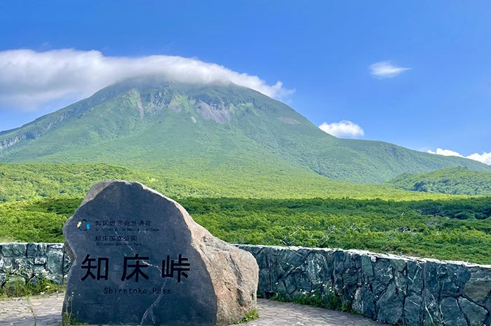 日本知床半島的海角知床岬