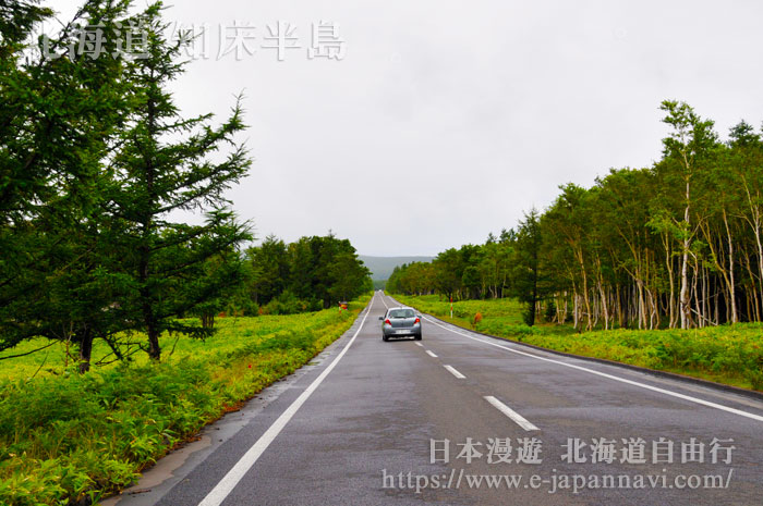 日本知床半島美景