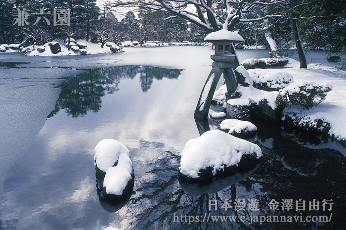 兼六園雪景