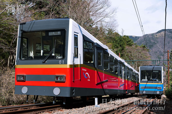 箱根有軌登山索道車