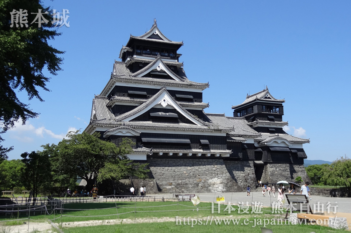 熊本城天守閣正面廣場