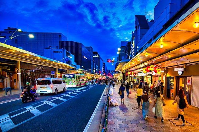 京都首屈一指的繁華街-四條河原町