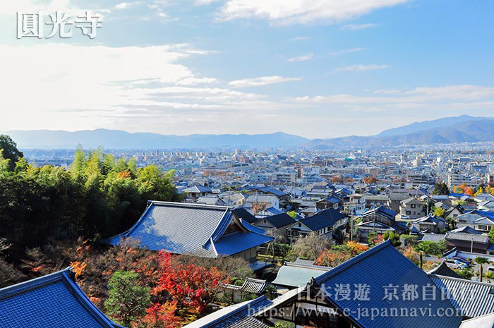 由山上的東照宮眺望京都市內