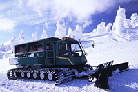 宮城藏王樹冰雪上車