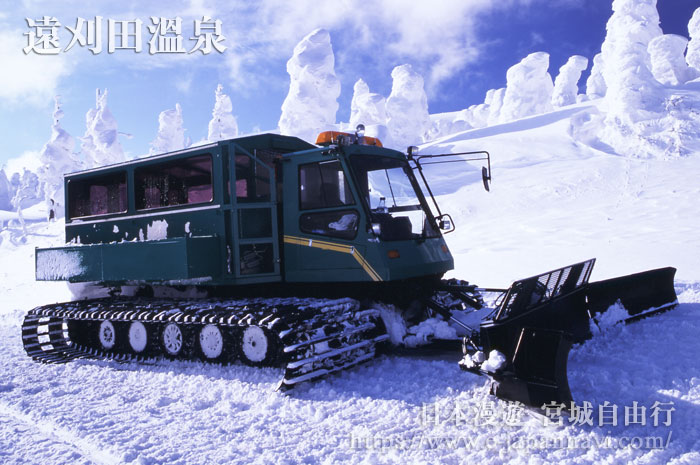 澄川雪上樂園的樹冰雪上車