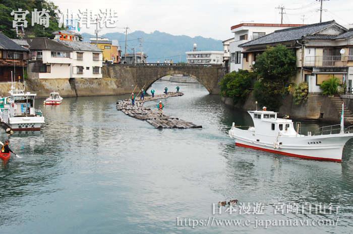 飫肥藩主開鑿的堀川運河
